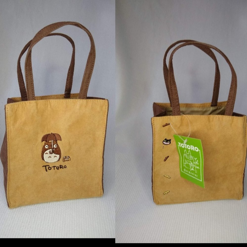 Totoro Suede small Tote bag NWT EXTREMELY RARE